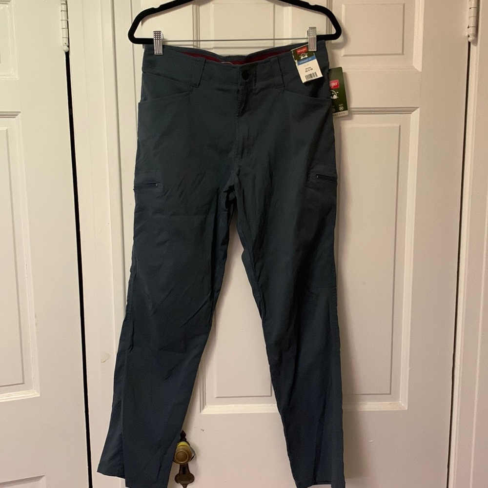 BNWT Wrangler Pants 32x30 Slate Blue/Grey